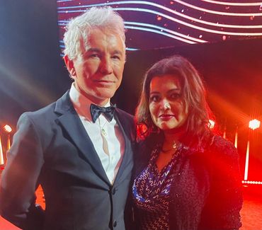 With Baz Larman at Red Sea Film Festival