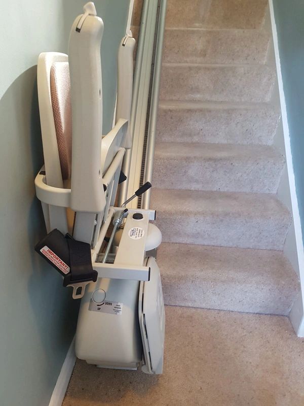 Emergency Stairlift Installation in Penarth, August 2020  www.stairliftswales.com