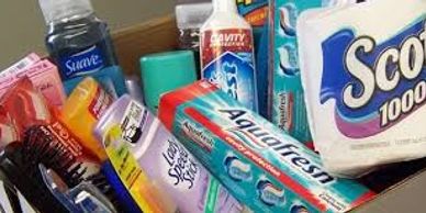 Toiletry donations