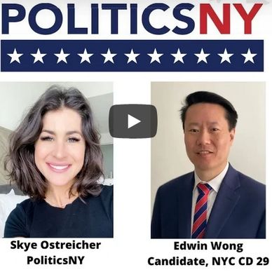 PoliticsNY asked three questions in three minutes as part of their meet the candidate series
