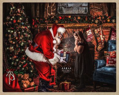 magical santa suprise Christmas photo photography photographer Kingston belleville Toronto Ottawa