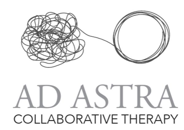 Logo with tangled and untangled lines and text.