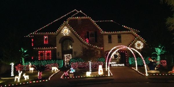 Let the pros at Houston Landscape Images handle your Christmas Lights and Holiday Decorations 