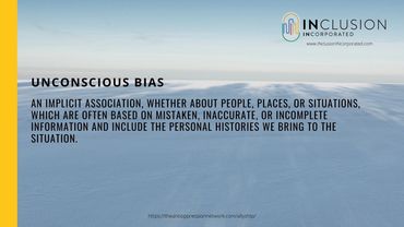Definition of Unconscious Bias