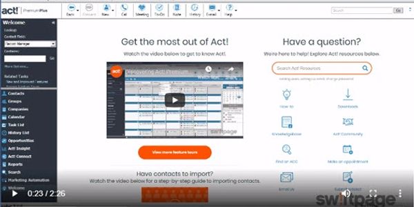 Act! Marketing Automation Training Video Library