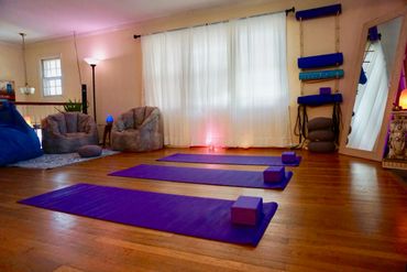 Interior design yoga room