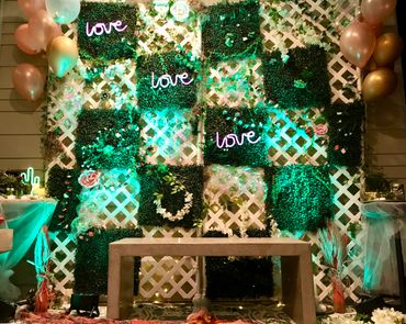Wedding photo backdrop