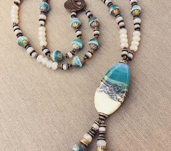 stringing classes lampwork beads