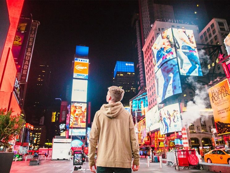 Digital billboard advertising space available via Look platform