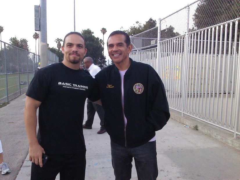 Me and Los Angeles Mayor Antonio Villaraigosa