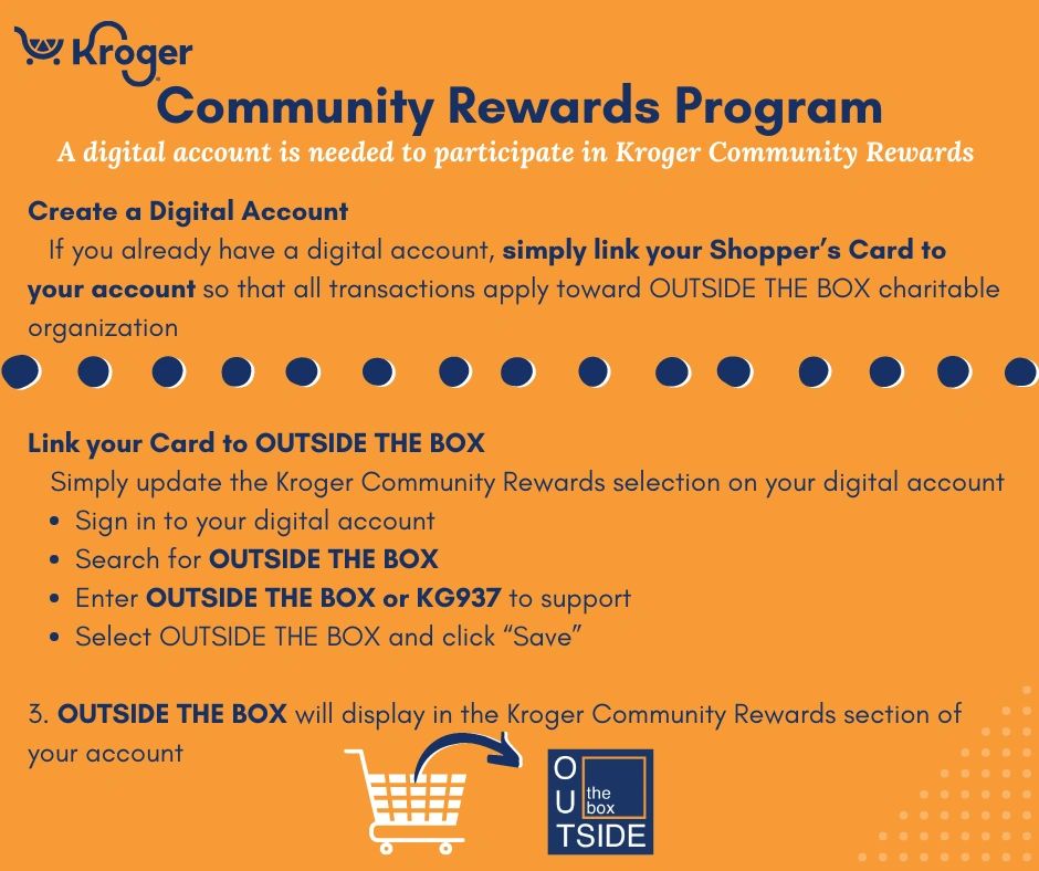 Kroger Community Rewards Program donate to OTBonline.org
