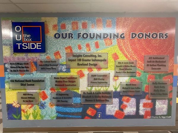 Image of artwork wall inside OTB Main Campus of OTB Founding Members