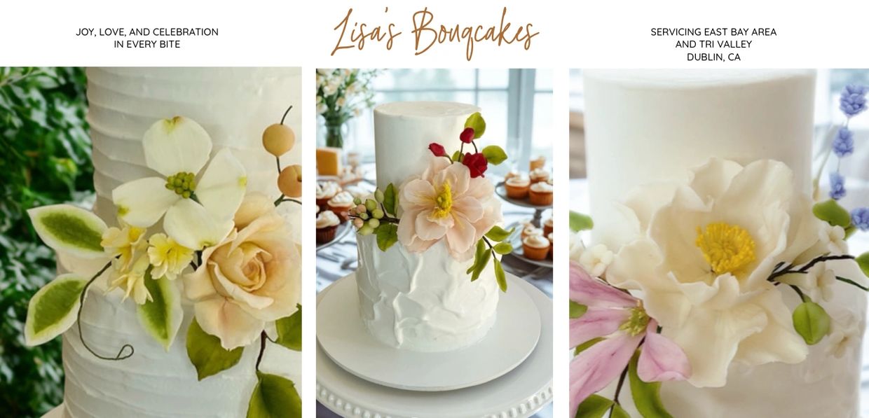 Micro wedding cakes Dublin specializing in small intimate wedding cakes, cupcakes, and sheet cakes