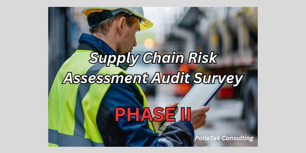 Business consulting and supply chain management in vest completing a Phase II risk assessment survey.