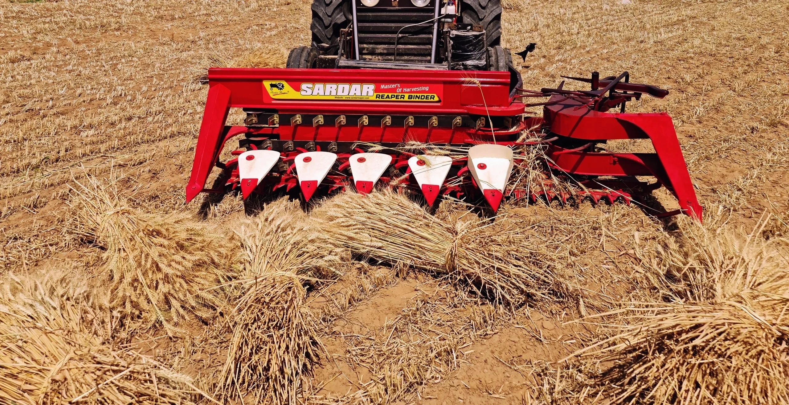 Field Working Reaper Binder Machine – Trusted by Farmers in India | Book Now
