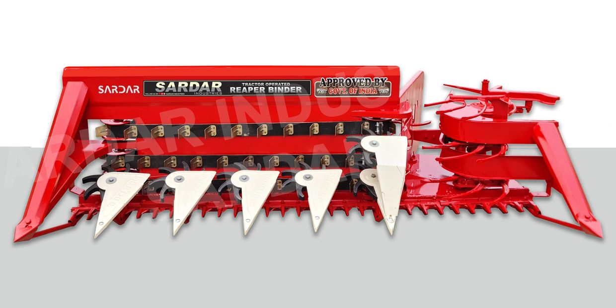 Reaper Binder in Action – Tractor Operated Harvester for Fast Cutting | Book Now
