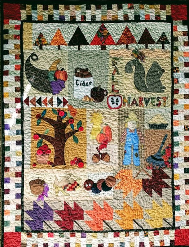 Priscilla Golz's Autumn Harvest quilt