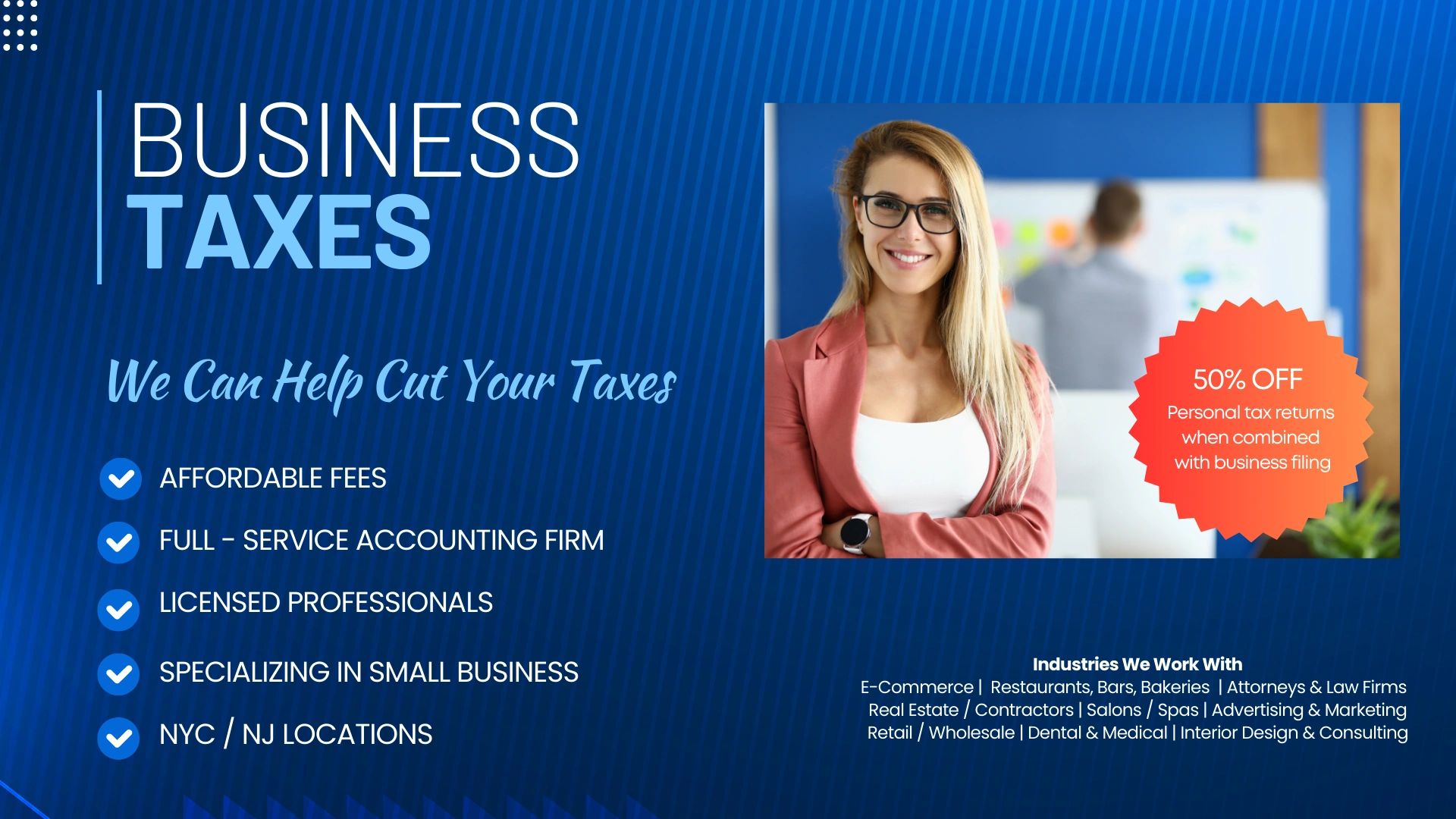 NJ NY Accountant for income taxes New York NYC Queens Brooklyn Bronx Bergen Essex Passaic Hudson