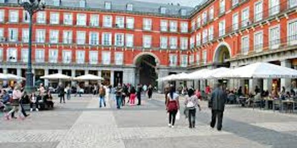 Madrid is the Puerta del Sol, a lively square in the city centre