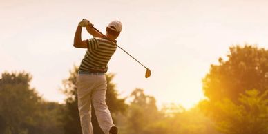 Golf, Spa, and other Sporting Event Vacations. Picture of Golfer