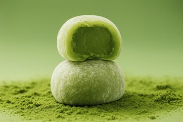 Matcha Mochi. Bay Area local Matcha wholesale with recipe support