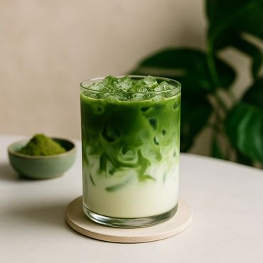 Matcha Latte. Matcha drink. Matcha wholesale with recipe support