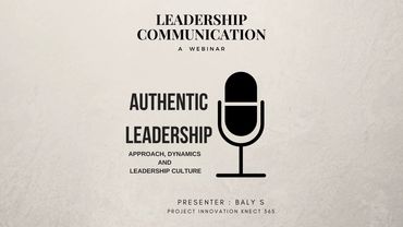 Project Innovation Knect 365, webinar on leadership communication