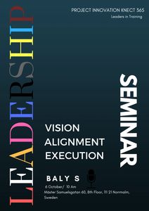 learn lead  grow with Project Innovation Knect 365 Leadership  event