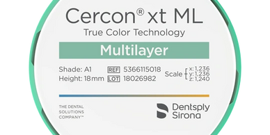 Cercon XT ML zirconia .we are Dentsply sirona cerec certified dental Laboratory