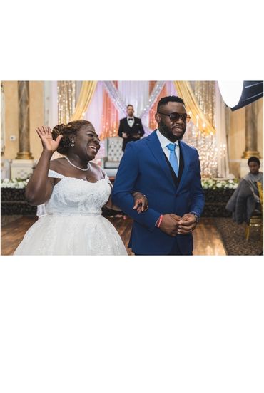 Happy married couple