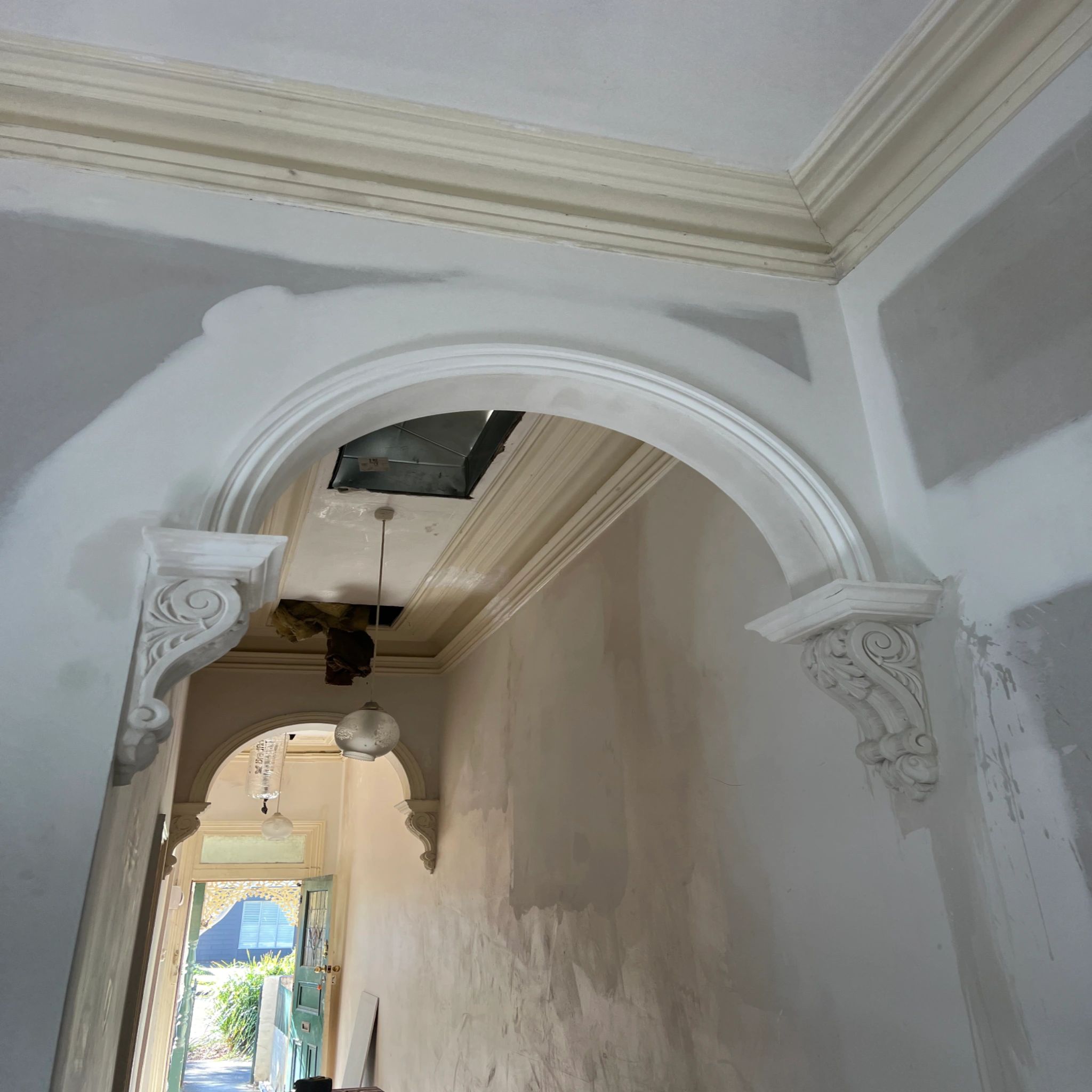 Plaster Arch, plaster profile moulding