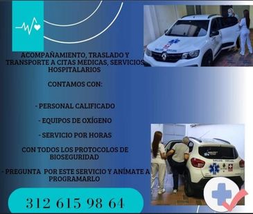 Acompañamiento y traslados a Citas y centros asistenciales.