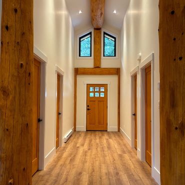 Picture of hallway with wood floors