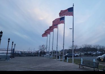 Just a couple of feet to walk from the Property takes you to this Stunning Veterans' Memorial Waterf