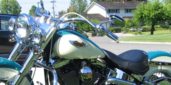 Softail Deluxe with Beach bars