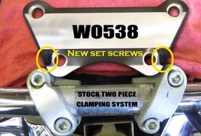 WO538 Handlebar clamp