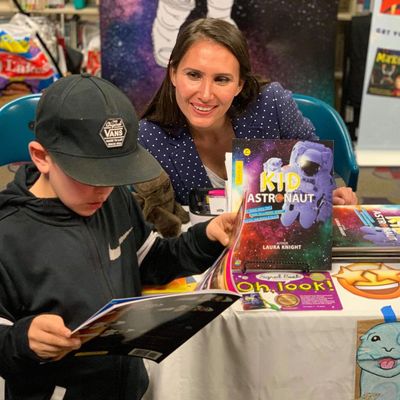 Laura Knight Read Across America Childrens Book Author Kid Astronaut STEM picture books kindness