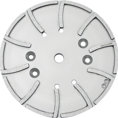 10" Diamond Grinding Head -20 Segments for Crete Mower & Walk Behind Grinder. Universal Arbor