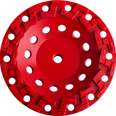 SDC S-Segment Diamond Cup Wheel with Various Diamond Grits for Concrete Prep for Polishing