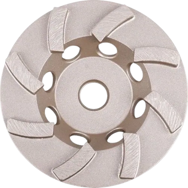 CCS Cyclone Diamond Single Cup Grinding Wheel with Venting Holes for Concrete, Masonry and Stone