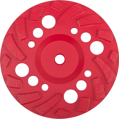 CCC Cat Claw Diamond Cup Wheel - Low profile, Vented for Fast and Smooth Results