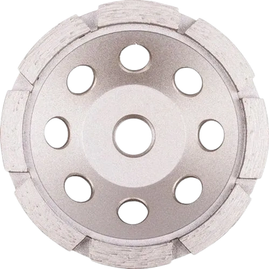 CSW Single-Row Diamond Cup Grinding Wheel with Venting Holes for Concrete, Masonry and Stone.