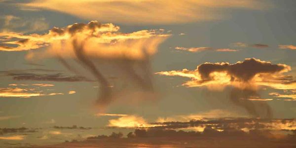 Snake Clouds is untouched photography by the artist Deprise