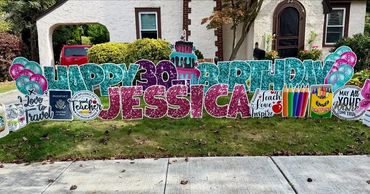 Happy Birthday Lawn Sign