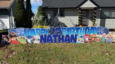 Happy Birthday Lawn Sign Massapequa