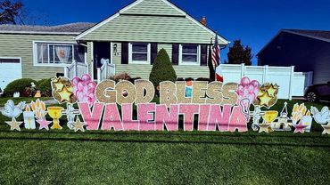 Baptism Lawn Sign Massapequa