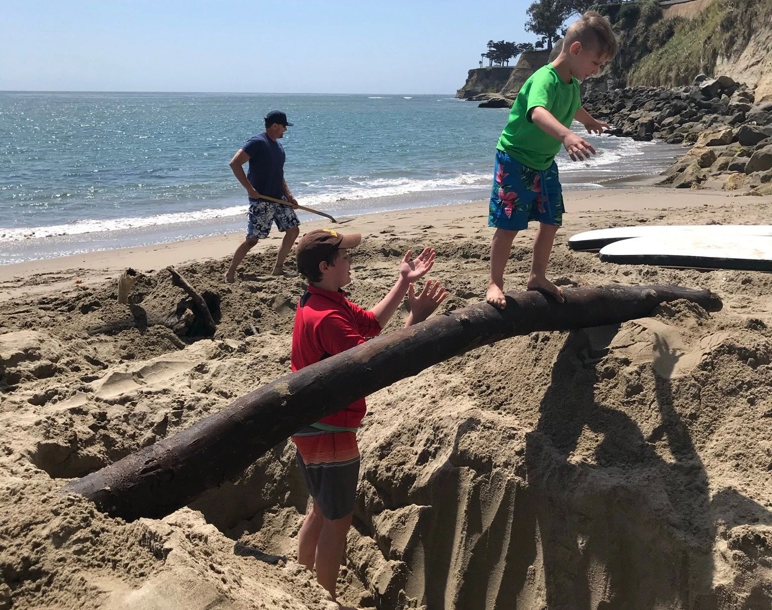 famplay, family activities, play-based learning, sand castle