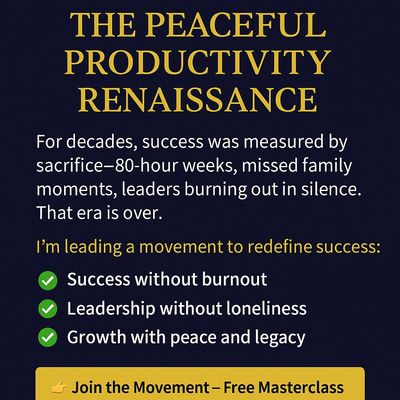 Productivity has a different definition