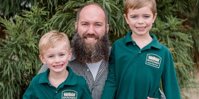 Owner, Gardner Lawn Service, Kids