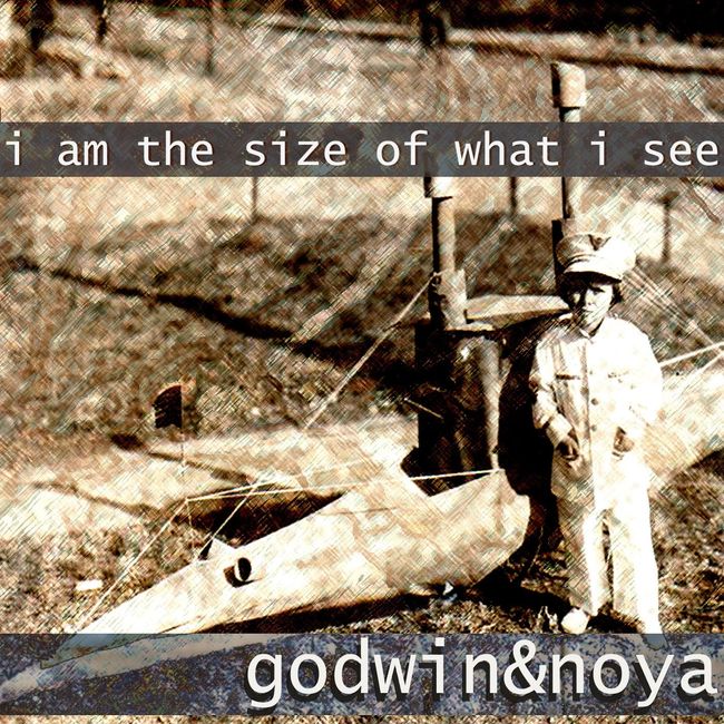 I Am the Size of What I See by Godwin & Noya, album cover artwork by A.E.Godwin/Ameera